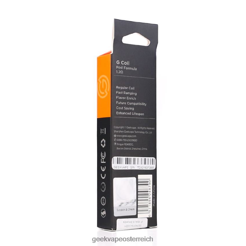 GeekVape 5 Stück/Packung Spule der G-Serie g1,8 Ohm 6HX8NZ26 GeekVape Official Store