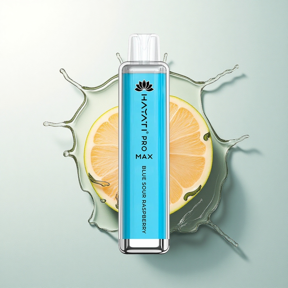 Hayati Pro Max 4000 Puffs Blaue Sauere Himbeere 5% Nikotin 1400mAh