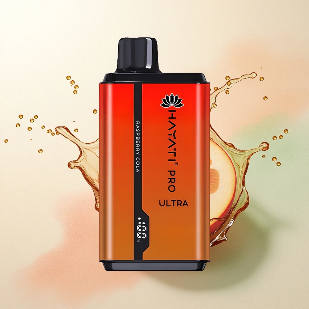 Hayati Pro Ultra 15000 Puffs Himbeer-Cola 850mAh 24ml