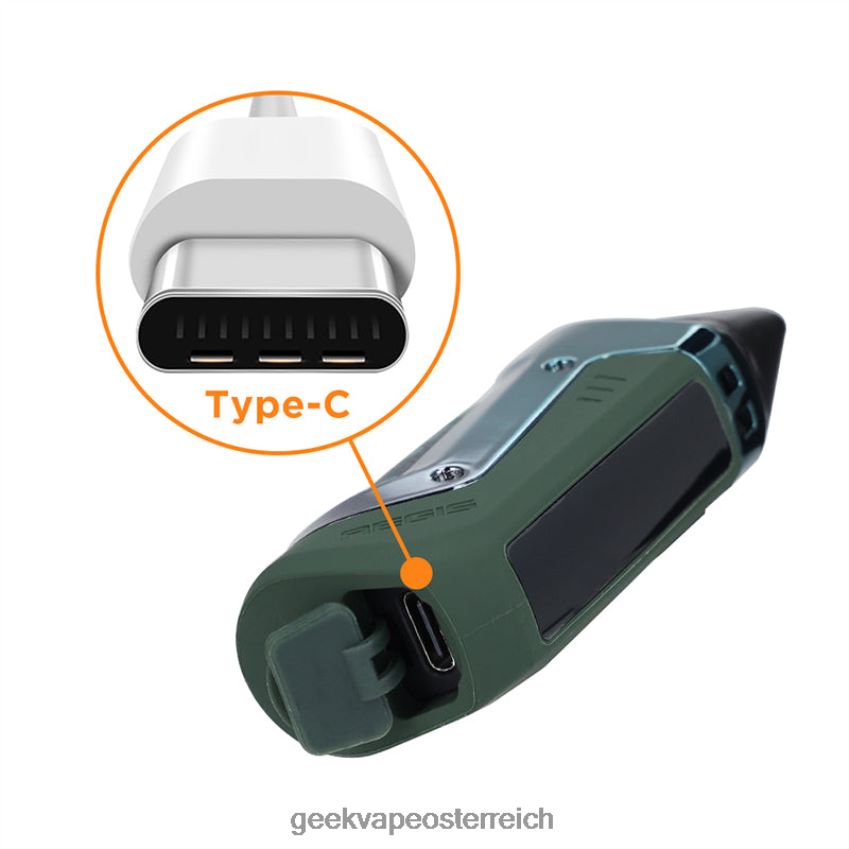 GeekVape Aegis Nano Kit 800mAh Tarnsilber 6HX8NZ127 GeekVape Verkaufen