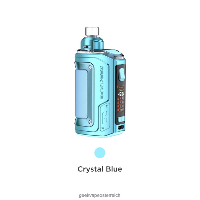 GeekVape H45 (Aegis Hero 2) Pod Mod Kit Crystal Edition Kristallgold 6HX8NZ141 GeekVape Österreich