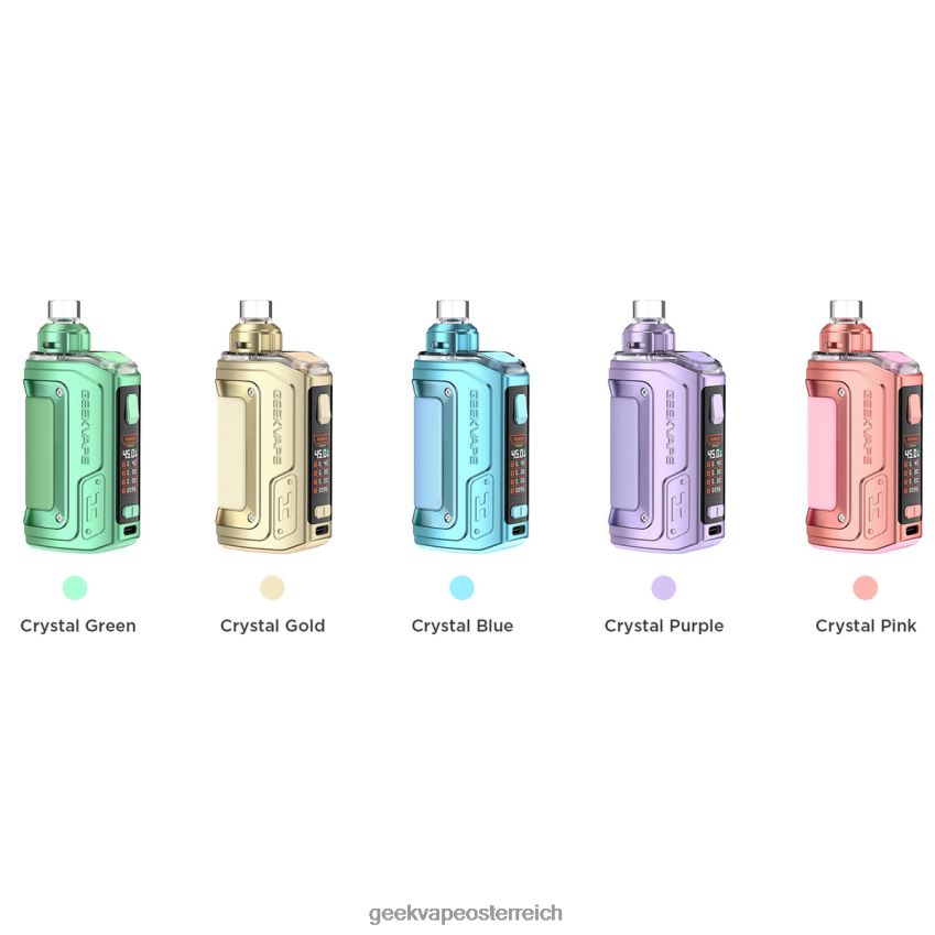 GeekVape H45 (Aegis Hero 2) Pod Mod Kit Crystal Edition Kristallgrün 6HX8NZ143 GeekVape Wien