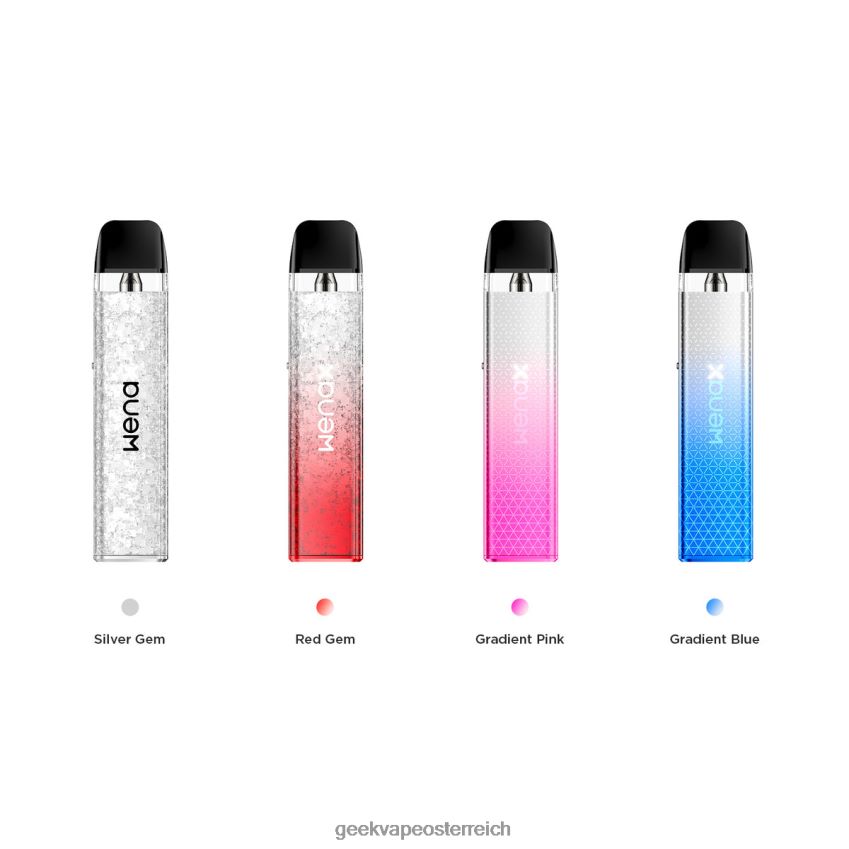 GeekVape Wenax Q Mini Kit 1000mAh 2ml Silberjuwel 6HX8NZ82 GeekVape Austria