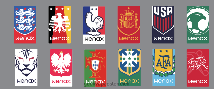 GeekVape Wenax U-Pod-Kit 1000 mAh Rotguss 6HX8NZ32 GeekVape Austria