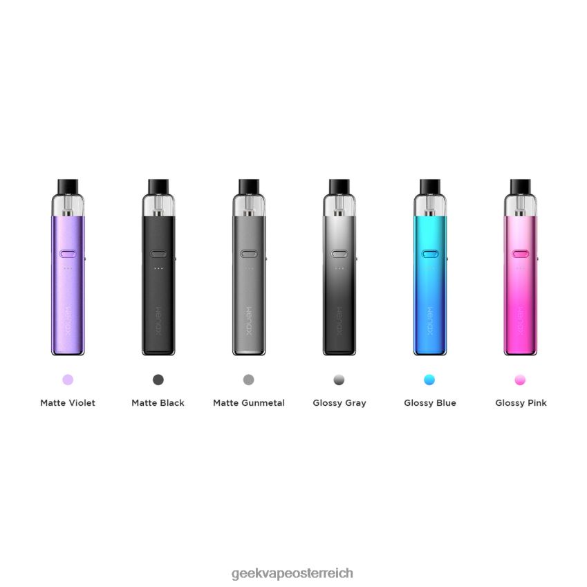 GeekVape Wenax K2 Kit 1000mAh 2ml glänzendes Grau 6HX8NZ167 GeekVape Verkaufen